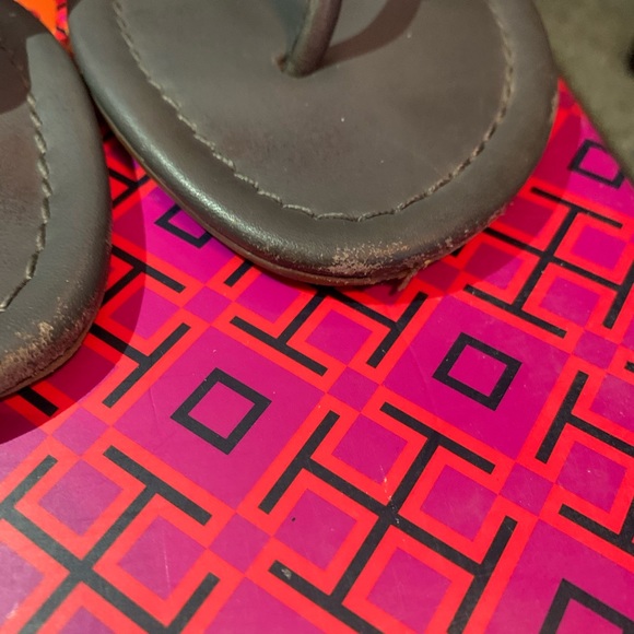 Gray Tory Burch Miller Sandals - Picture 6 of 7